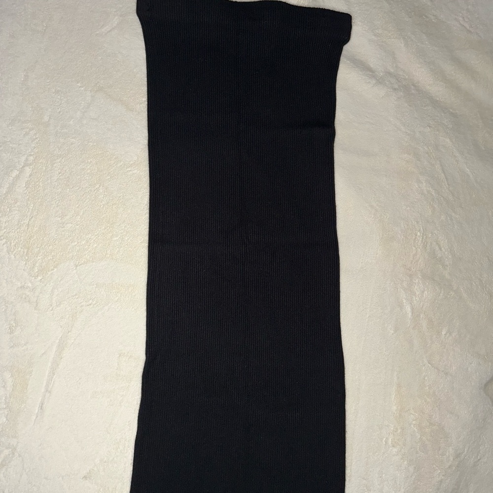 H&M Black Midi Pencil Knit Skirt